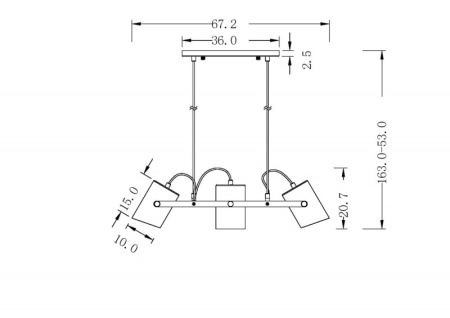 Люстры подвесные — Подвесная люстра Freya FR4005PL-03WB купить в 