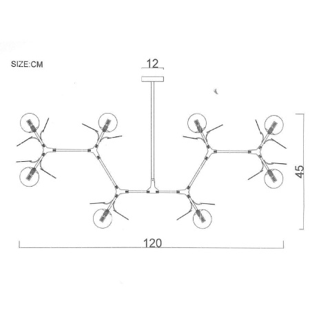 Люстры на штанге — Потолочная люстра Imperium Loft Matisse 191894-26 купить в 