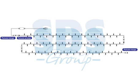 Светодиодные нити — Светодиодная нить Neon-Night 315-136 купить в 