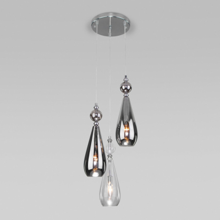 Подвесные светильники — Подвесной светильник Eurosvet 50202/3 хром купить в 