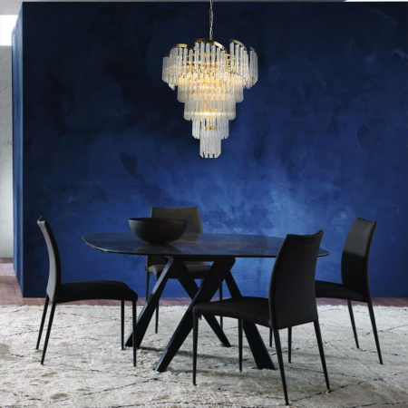 Люстры подвесные — Подвесная люстра Lumien Hall Гарленда LH0042/18P-GDCG купить в 