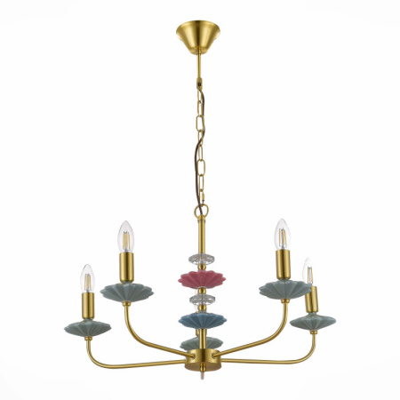 Люстры подвесные — Подвесная люстра Evoluce SLE1117-203-05 купить в 