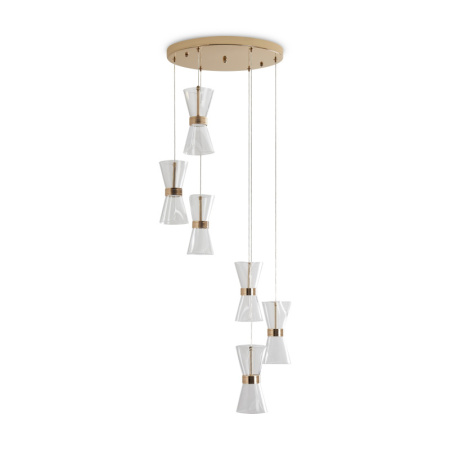 Люстры каскадные — Каскадная люстра Freya FR5438PL-L37G купить в 