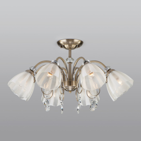 Люстры на штанге — Люстра на штанге Eurosvet 30155/8 античная бронза купить в 