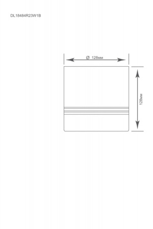 Накладные точечные светильники — Накладной светильник Donolux DL18484R23W1B купить в 
