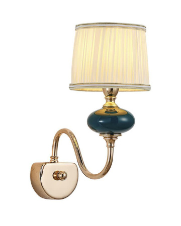 Потолочные светильники — Бра Lumien Hall Макей 1031/1W-GD-DGN-WT купить в 