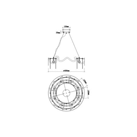 Люстры подвесные — Подвесная люстра Vele Luce VL3294P08 купить в 