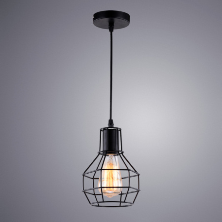 Подвесные светильники — Подвесной светильник ARTE Lamp A1109SP-1BK купить в  Подвесные светильники — Подвесной светильник ARTE Lamp A1109SP-1BK купить в