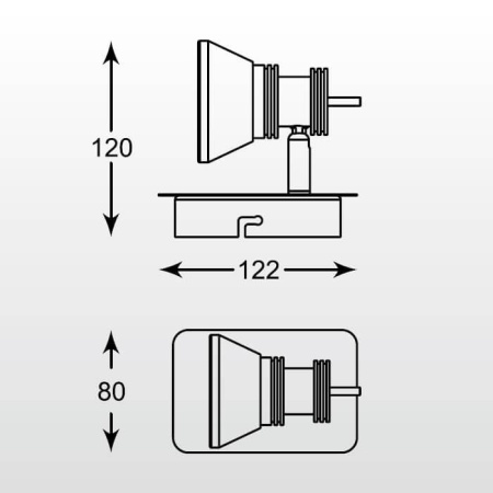 Споты — Светодиодный спот Zumaline Moli CK170205-1 купить в 