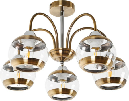 Люстры на штанге — Люстра на штанге MyFar MR1491-5C купить в 