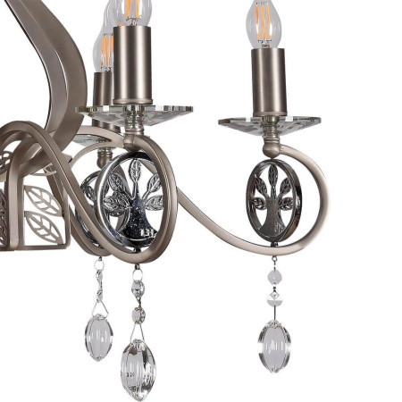 Люстры подвесные — Подвесная люстра Lumien Hall Ауэрель 2031/6H-SNCR-CL купить в 