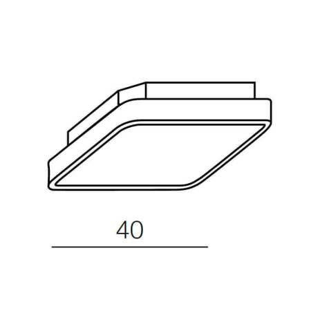 Накладные светильники — Накладной светильник Azzardo Quadro B AZ0203 купить в 