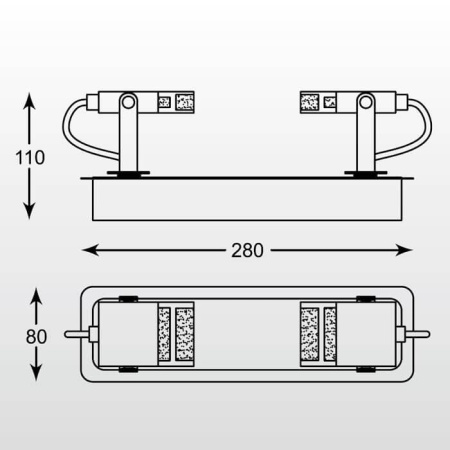 Споты — Светодиодный спот Zumaline Tolo CK161213-2 купить в 