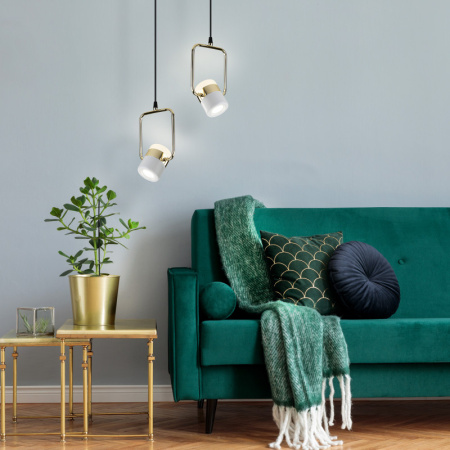 Подвесные светильники — Подвесной светильник Elektrostandard 50165/1 LED золото/белый купить в 