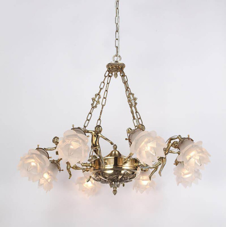 Люстры подвесные — Подвесная люстра Lumien Hall Эльза H17050/8COP купить в 