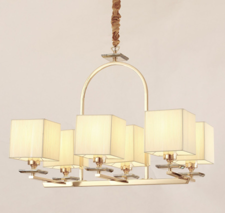 Люстры подвесные — Подвесная люстра Lumina Deco LDP 17100-6 GD купить в 