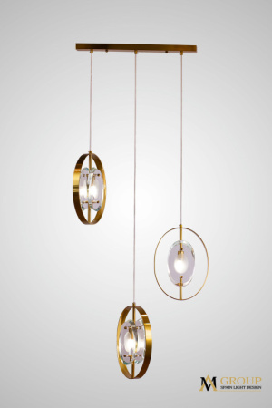 Люстры каскадные — Каскадная люстра AM Group AM361-3 GAB купить в 