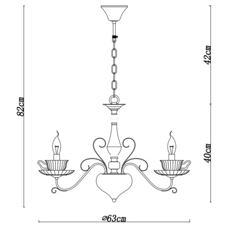 Люстры подвесные — Подвесная люстра ARTE Lamp A1704LM-5CC купить в  Люстры подвесные — Подвесная люстра ARTE Lamp A1704LM-5CC купить в