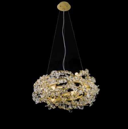 Люстры подвесные — Подвесная люстра iLamp 9065-D600 GD купить в 