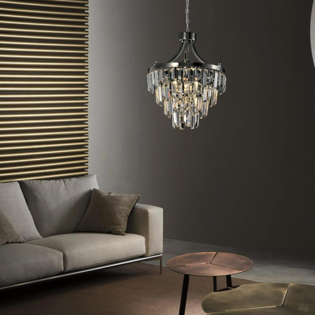 Люстры подвесные — Подвесная люстра Lumien Hall Novello LH0039/4P-NK-CL купить в 