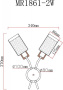 Настенные бра — Бра MyFar MR1861-2W купить в  Настенные бра — Бра MyFar MR1861-2W купить в