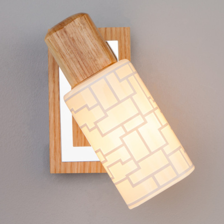 Споты — Спот Eurosvet 20029/1 хром/светлое дерево купить в  Споты — Спот Eurosvet 20029/1 хром/светлое дерево купить в