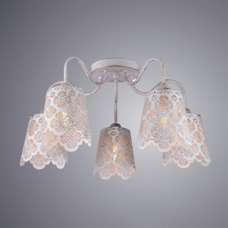 Люстры накладные — Накладная люстра ARTE Lamp A2032PL-5WG купить в  Люстры накладные — Накладная люстра ARTE Lamp A2032PL-5WG купить в