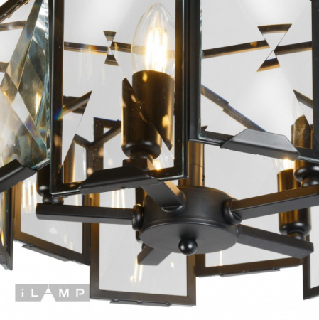 Люстры подвесные — Подвесная люстра iLamp 6113-360 BK купить в  Люстры подвесные — Подвесная люстра iLamp 6113-360 BK купить в