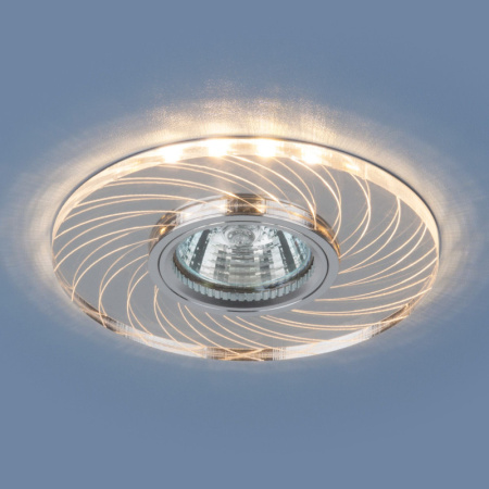 Встраиваемые точечные светильники — Встраиваемый светильник Elektrostandard 2203 MR16 CL прозрачный купить в 