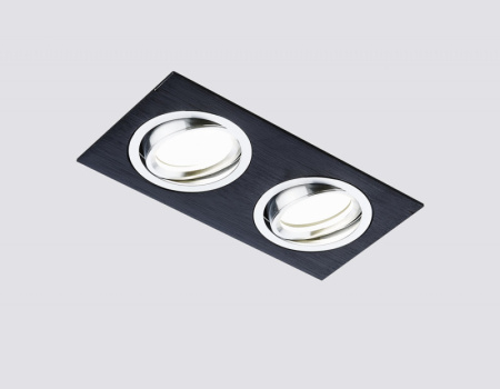 Встраиваемые точечные светильники — Встраиваемый светильник Ambrella Light A601/2 BK купить в  Встраиваемые точечные светильники — Встраиваемый светильник Ambrella Light A601/2 BK купить в