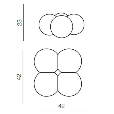 Потолочные люстры — Потолочная люстра Azzardo Aris 4 top AZ2055 купить в 