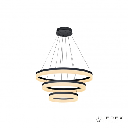 Подвесные светильники — Подвесная люстра iLedex Around D0301-3 (200x400x600) BK купить в  Подвесные светильники — Подвесная люстра iLedex Around D0301-3 (200x400x600) BK купить в