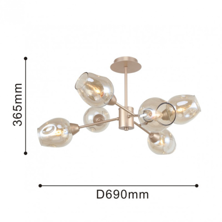 Люстры на штанге — Люстра на штанге F-Promo 2658-6U купить в 