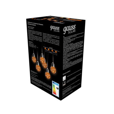 Светодиодные гирлянды — Светодиодная гирлянда Gauss GS034 купить в 