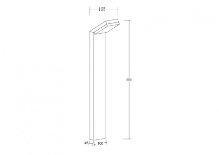 Средние уличные фонари — Садово-парковый светильник Maytoni O595FL-L12B3K купить в 