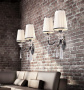 Настенные бра — Бра Lumina Deco LDW 1158-2 WT купить в 