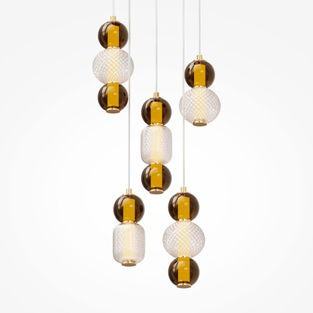 Люстры каскадные — Каскадная люстра Maytoni MOD273PL-L80G3K купить в 