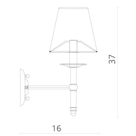 Настенные бра — Бра Divinare 1162/01 AP-1 купить в 
