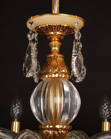 Люстры подвесные — Подвесная люстра Abrasax Tina 3119/8GO купить в 