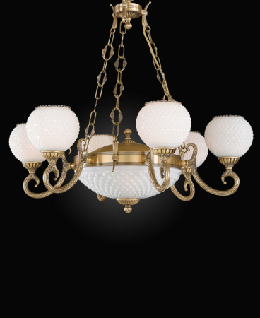 Люстры подвесные — Подвесная люстра Reccagni Angelo L 8450/6+2 купить в 