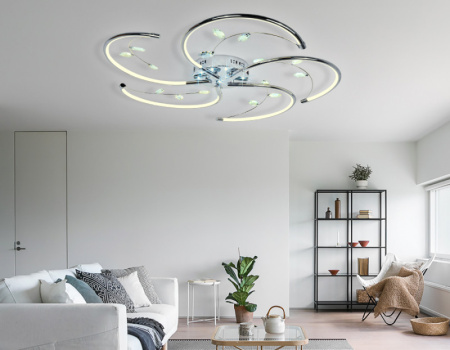 Люстры накладные — Накладная люстра Ambrella Light LC556 купить в 