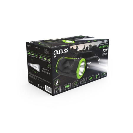 Фонари — Фонарь Gauss GF703 купить в 