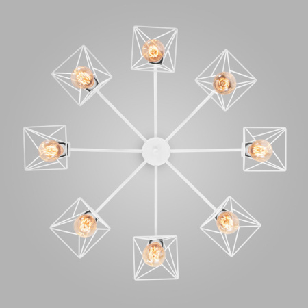 Люстры на штанге — Люстра на штанге Eurosvet 70107/8 белый купить в 