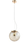 Подвесные светильники — Подвесной светильник Crystal Lux MAYO SP1 D200 GOLD/AMBER купить в 