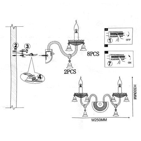 Детские бра — Детское бра ImperiumLoft 211999-26 купить в 