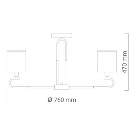 Люстры на штанге — Люстра на штанге DeMarkt 667012208 купить в  Люстры на штанге — Люстра на штанге DeMarkt 667012208 купить в