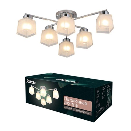 Потолочные люстры — Потолочная люстра Ritter Bari 52519 6 купить в 