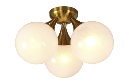 Люстры накладные — Накладная люстра Crystal Lux SUITE PL3 BRONZE купить в 