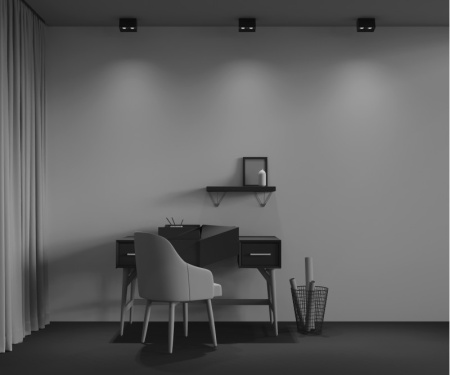 Накладные точечные светильники — Накладной светильник Maytoni Technical C065CL-02-L12W3K-B купить в 