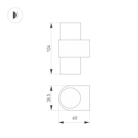 Настенные бра — Бра Arlight 035560 купить в  Настенные бра — Бра Arlight 035560 купить в